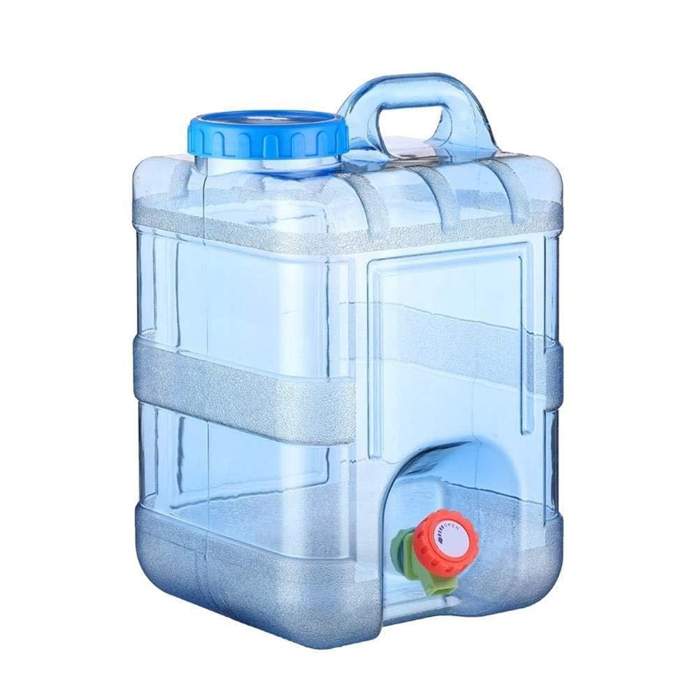 Beewanta Camping Water Storage Water Bucket Container Outdoorwith Faucet and Lid Car Self-Driving Tour Travel Mineral Water Barrel Carrier Bottles Drum BPA Free (Size : 20L)