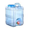 Beewanta Camping Water Storage Water Bucket Container Outdoorwith Faucet and Lid Car Self-Driving Tour Travel Mineral Water Barrel Carrier Bottles Drum BPA Free (Size : 20L) view 1