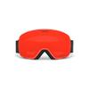 Giro Agent Adult Snow Goggles - Silicone Black Strap with Vivid Ember/Vivid Infrared Lenses (2021) view 4