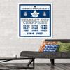 Trends International NHL Toronto Maple Leafs - Champions 16 Wall Poster, 22.375" x 34", White Framed Version view 2
