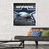 Trends International NFL Dallas Cowboys - Helmet 16 Wall Poster, 22.375" x 34", White Framed Version view 2