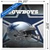 Trends International NFL Dallas Cowboys - Helmet 16 Wall Poster, 22.375" x 34", White Framed Version view 3