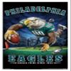 Trends International NFL Philadelphia Eagles - End Zone 17 Wall Poster, 22.375" x 34", White Framed Version view 1