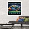 Trends International NFL Philadelphia Eagles - End Zone 17 Wall Poster, 22.375" x 34", White Framed Version view 2