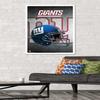Trends International NFL New York Giants - Helmet 16 Wall Poster, 22.375" x 34", White Framed Version view 2