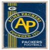 Trends International NFL Green Bay Packers - Retro Logo 14 Wall Poster, 22.375" x 34", White Framed Version view 1