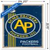 Trends International NFL Green Bay Packers - Retro Logo 14 Wall Poster, 22.375" x 34", White Framed Version view 3