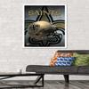 Trends International NFL New Orleans Saints - Helmet 16 Wall Poster, 22.375" x 34", White Framed Version view 2
