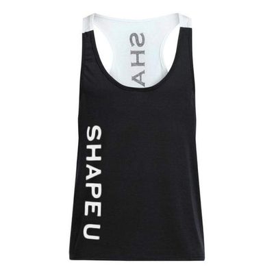 E-HOLISTIC LIFESTYLE Men's Muscle Breathable Bodybuilding Sport Fitness Vest Black