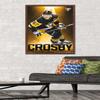 Trends International NHL Pittsburgh Penguins - Sidney Crosby 18 Wall Poster, 22.375" x 34", Mahogany Framed Version view 2