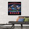 Trends International NFL Buffalo Bills - End Zone 17 Wall Poster, 22.375" x 34", White Framed Version view 2