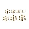 Wapsi Tungsten Painted Bomb Beads 3/32 in White view 1