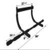 Ader Doorway Pull-up Bar with Free 1 Pair 7" Arm Hanging Wide Abdominal Straps view 2