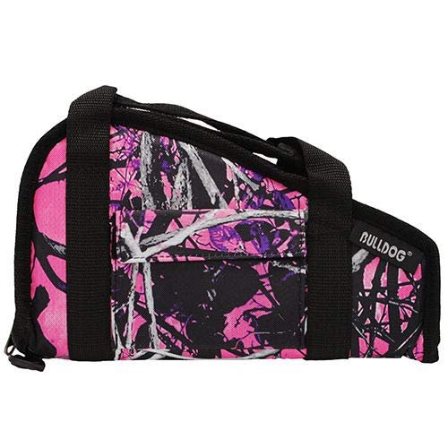 Soft Padded Case Pistol Gun Rug 12" x 7 Pink Purple Gray and White Camouflage