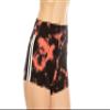 ALWAYS Slip Shorts for Women  Premium Soft Yoga Dance Spandex with Stripes Black Coral Tie Dye 1913BKCO S view 1