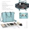 Women Purses and Handbags Tote Shoulder Bag Top Handle Satchel Bags for Ladies Blue-gray One Size view 3