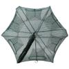 Fishing Pot, 6/12 Holes Fishing Trap Bag Automatic Fishing Net Shrimp Cage Nylon Foldable Crab Fish Trap Cast(6 Holes) view 1