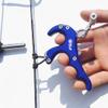SHARROW Archery 4 Finger Bow Release Aid Release Thumb Trigger Aluminum Alloy Compound Bow Release Grip Trigger Thumb with Caliper (Blue) view 4