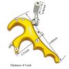 SHARROW Archery 4 Finger Bow Release Aid Release Thumb Trigger Aluminum Alloy Compound Bow Release Grip Trigger Thumb with Caliper (Gold) view 2