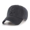 '47 Brand Strapback Cap - Clean UP LA Dodgers Black Washed view 1