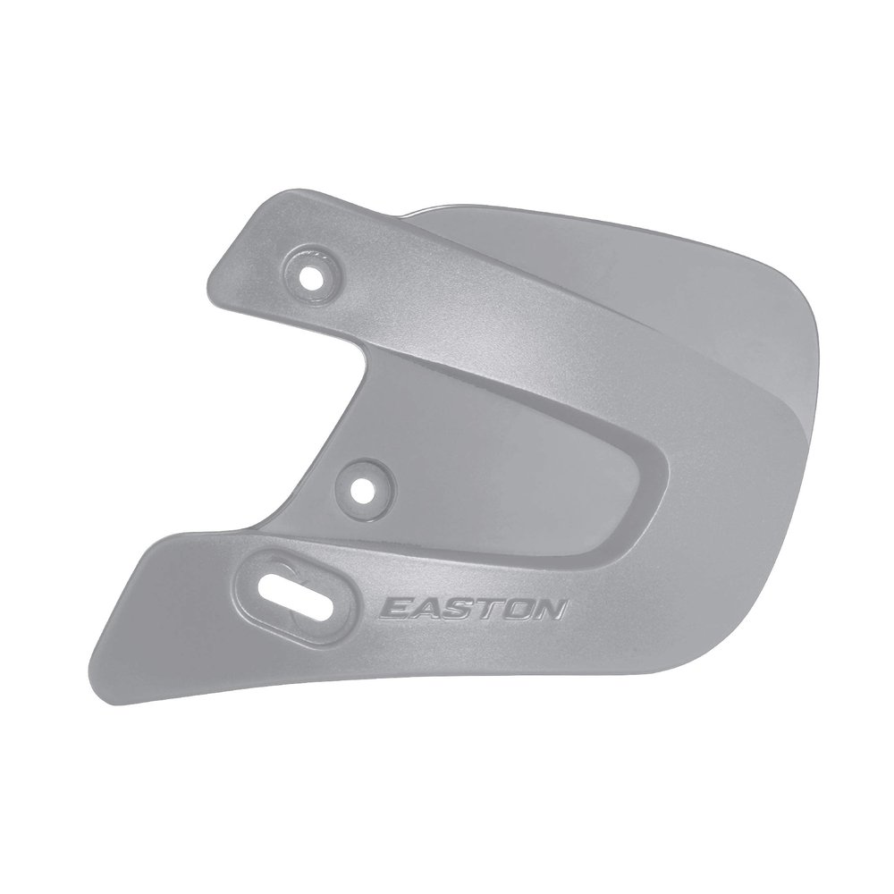 EASTON EXTENDED JAW GUARD, Left-Handed Batter, Light Grey
