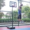 Home Use 2.1m-2.6m Basketball System Basketball Hoop Teenager PVC Transparent Backboard Teenager Basketball Hoop Stand Backboard System Adjustable-Height For School Training institution Sports Equipme view 3