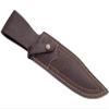 Joker knife CC100 with deer horn handle, MOVA Steel 7.87 inches blade, brown leather sheath, tool for fishing, hunting, camping and hiking view 2