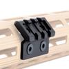 LEGEED Offset Light/Optic Single Picatinny Rail Mount, 3-Slot Black view 1