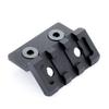 LEGEED Offset Light/Optic Single Picatinny Rail Mount, 3-Slot Black view 2