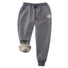 Snoly Women's Warm Sherp-Lined Sweatpants Winter Running Active Thermal Fleece Jogger Pants (Dark Grey, Medium) view 1