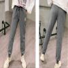 Snoly Women's Warm Sherp-Lined Sweatpants Winter Running Active Thermal Fleece Jogger Pants (Dark Grey, Medium) view 2