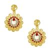 Bodha Traditional Indian Gold Plated Kundan CZ Zircon Austrian Crystal Bridal Choker Jewellery Necklace Set with Earrings for Women (SJ_2809) view 3