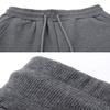 Snoly Men's Winter Warm Sherp-Lined Sweatpants Running Active Thermal Fleece Pants (1#Grey, Small) view 2
