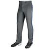 CHAMPRO Boys' Triple Crown Open Bottom Youth Baseball Pants, Graphite, Royal Pipe, X-Large view 1