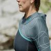 BARE 5MM Women's Elate Full Wetsuit | Comfortable high Stretch Neoprene Material | Long Sleeve | Great for All Watersports, Scuba Diving and Snorkeling | Grey 14 view 4