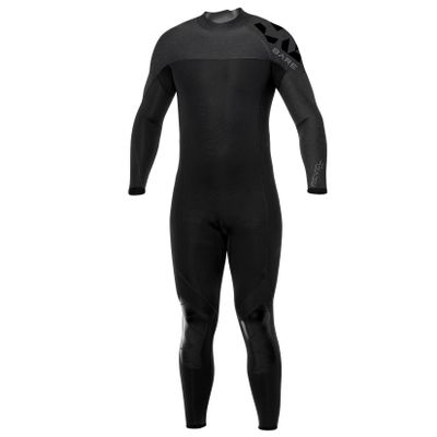 BARE 7MM Revel Men's Full Wetsuit | Combines Comfort and Flexibility | Made from a Blend of Neoprene and Laminate | Designed for All Watersports Including Scuba Diving and Snorkeling | Grey - L