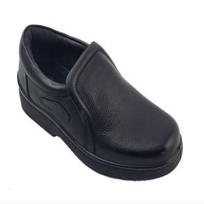 Labo Pro Reactive Men's Upper Leather Oil Resistant,Slip Resistant Kitchen Shoes Slip on 2228LP-BLACK-6