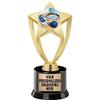 Crown Awards Handball Trophy, 8" Gold Star Handball Trophies with Deluxe Round Base 5 Pack Prime view 1