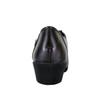 24 Hour Comfort Shona (2714) Women's Wide Width Comfort T-Strap Leather Shoes Black 6.5 view 4