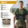 ONETIGRIS Chest Rig, MOLLE Chest Rigs Tactical Chest Rig Dangler Pouch Utility Admin Pouch IFAK Medical Organizer EDC for Outdoor Hunting Shooting Hiking view 2
