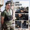 ONETIGRIS Chest Rig, MOLLE Chest Rigs Tactical Chest Rig Dangler Pouch Utility Admin Pouch IFAK Medical Organizer EDC for Outdoor Hunting Shooting Hiking view 4