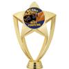 Crown Awards Halloween Trophy, 8" Gold Star Best Costume Contest Trophies with Deluxe Round Base 50 Pack Prime view 2