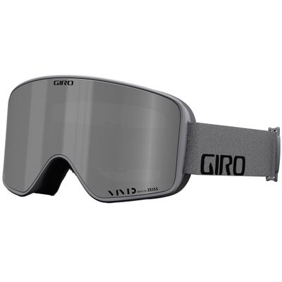 Giro Method Adult Snow Goggle - Grey Wordmark Strap with VIVID Onyx/VIVID Infrared Lenses