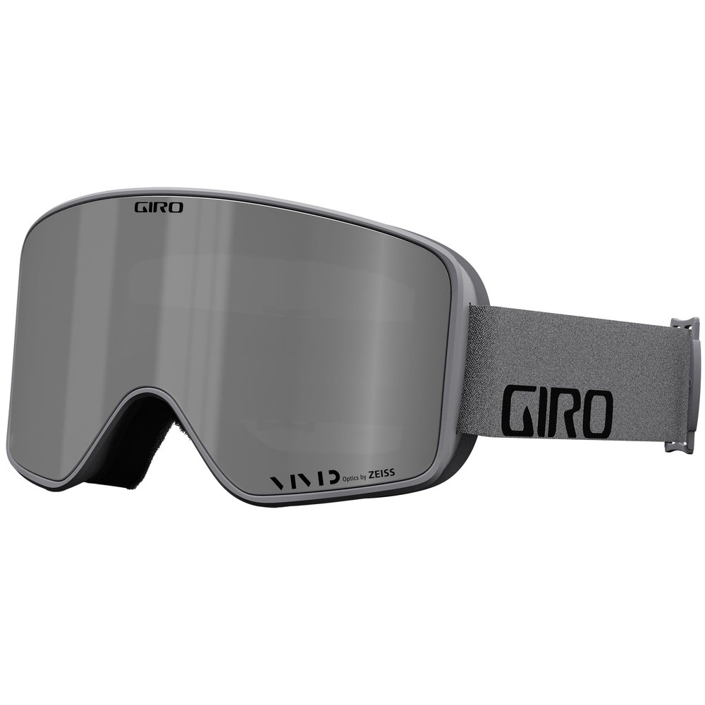 Giro Method Adult Snow Goggle - Grey Wordmark Strap with VIVID Onyx/VIVID Infrared Lenses