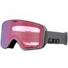 Giro Method Adult Snow Goggle - Grey Wordmark Strap with VIVID Onyx/VIVID Infrared Lenses view 3