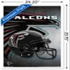 Trends International NFL Atlanta Falcons - Helmet 16 Wall Poster, 22.375" x 34", White Framed Version view 3