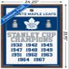 Trends International NHL Toronto Maple Leafs - Champions 16 Wall Poster, 22.375" x 34", Mahogany Framed Version view 3