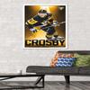 Trends International NHL Pittsburgh Penguins - Sidney Crosby 18 Wall Poster, 22.375" x 34", White Framed Version view 2