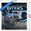 Trends International NFL Tennessee Titans - Helmet 18 Wall Poster, 22.375" x 34", White Framed Version view 3