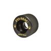 Sure-Grip Fomac Premier Mini Mac Wheels - Made with Vanathane Material | Smaller 45mm Hard Indoor Old School "Clay" Style | Attractive, Stylish & Smooth - Made in USA (Set of 8 wheels, Black Color) view 1